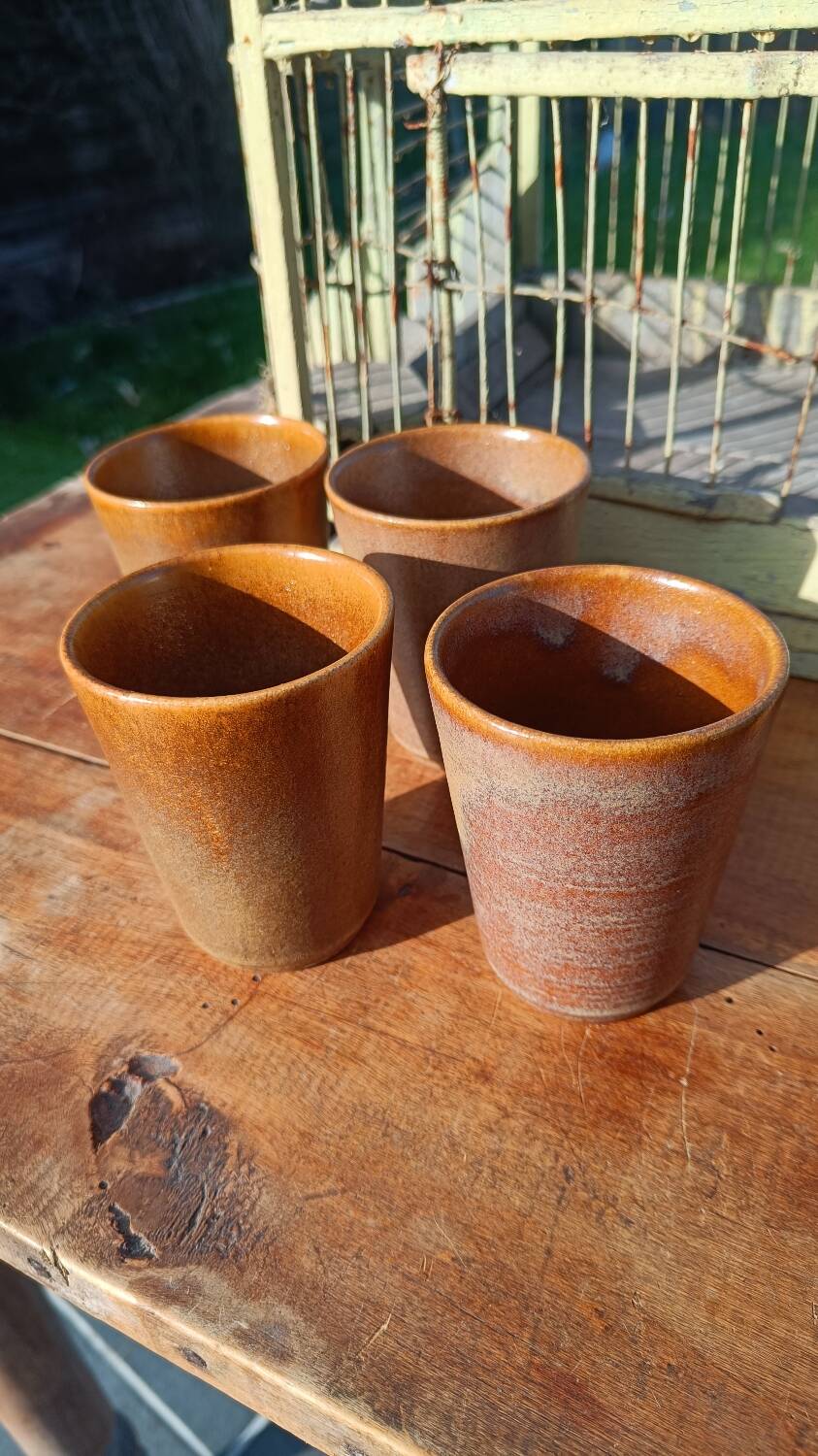 Digoin stoneware mugs