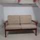 Two-seater sofa in massive teak 60s edition Dyrlund