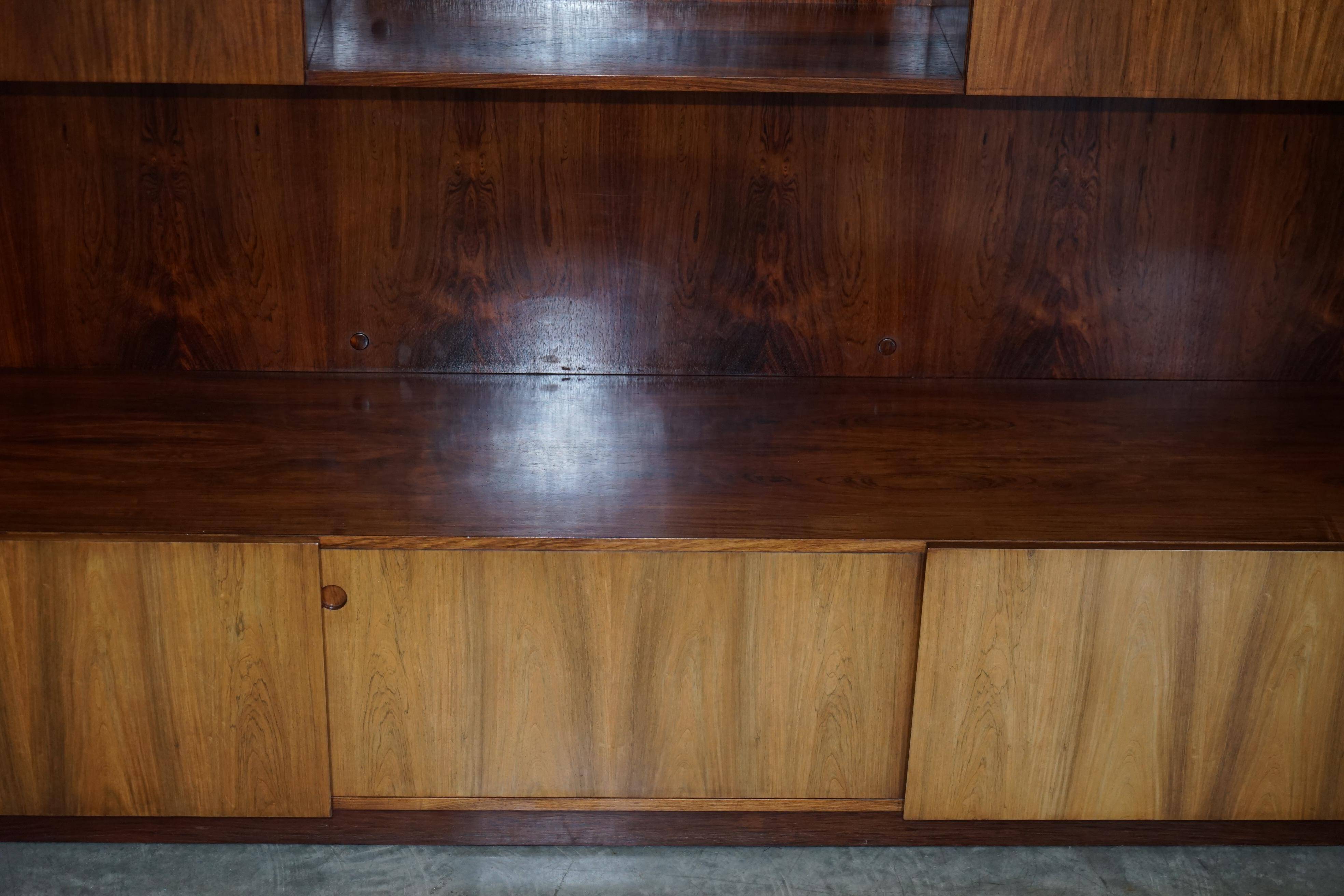 Danish Mid-Century Solid Wood Buffet Bar 1960
