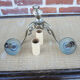 2 old Dutch wall lights 2-bulb