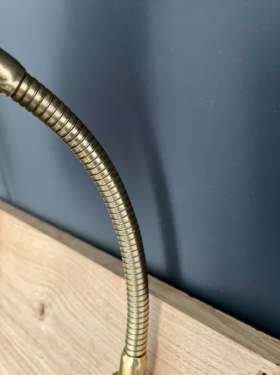 Pair of scandinavian brass wall lamps, EWA Sweden 1970