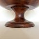 Fruit bowl on a turned wooden pedestal – Wood burl