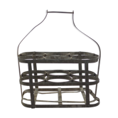 Old metal bottle holder