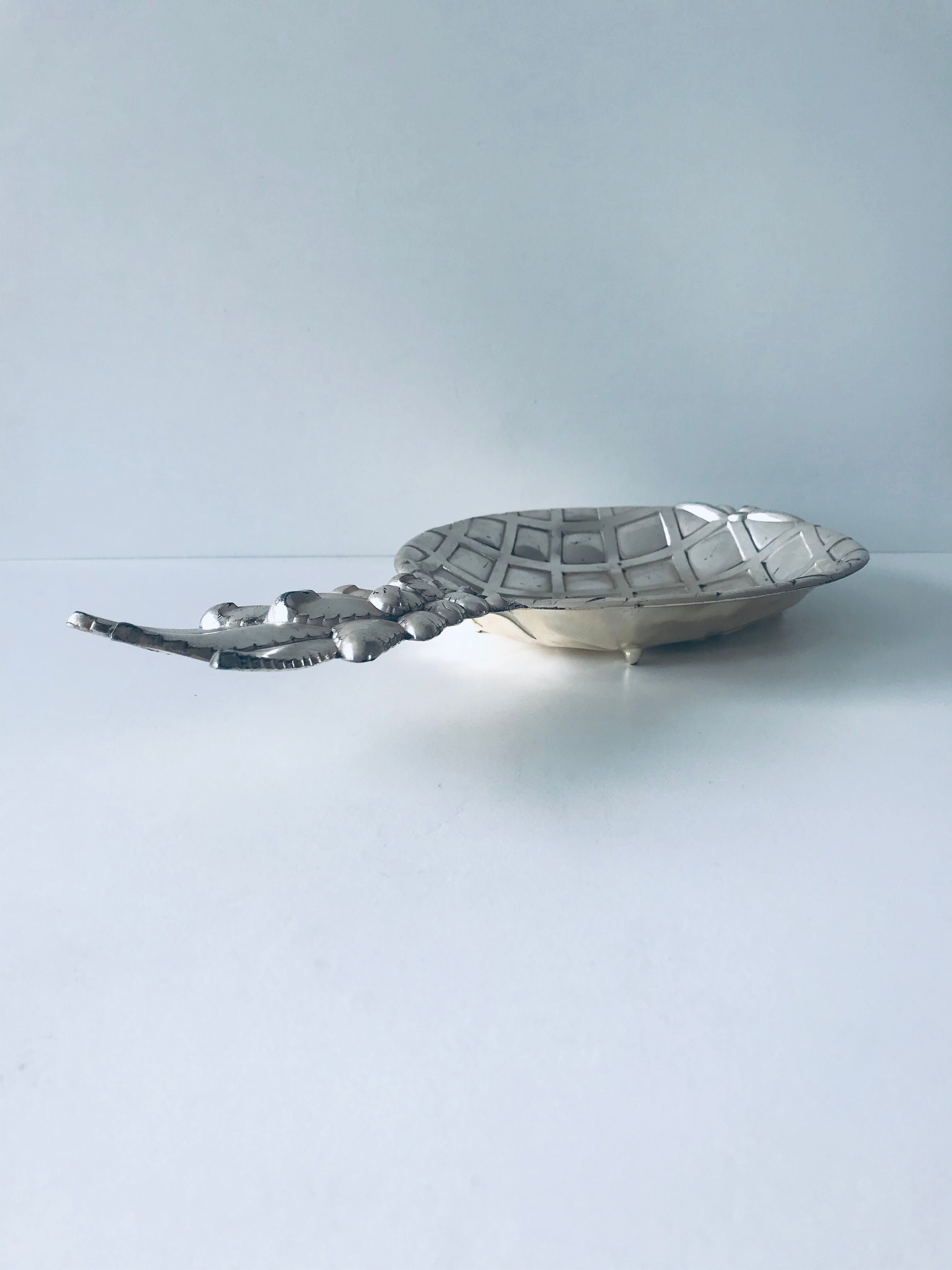 Silver pineapple dish