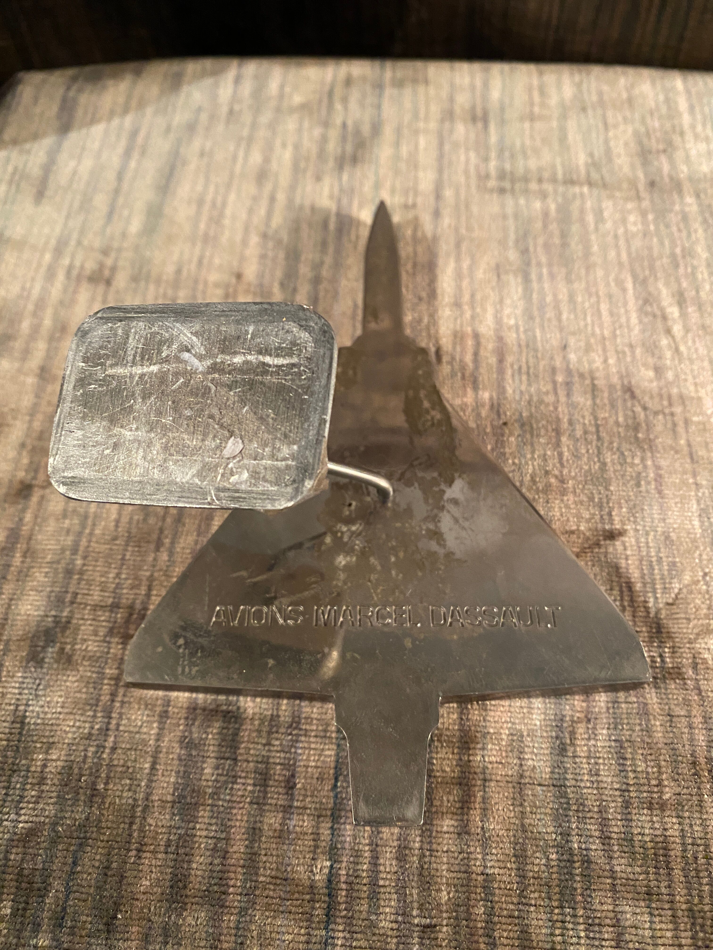 Metal aircraft model Marcel Dassault