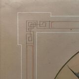 Old 20th century cubist painting