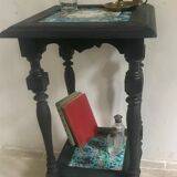 Longwy 19th-century enamels sellette