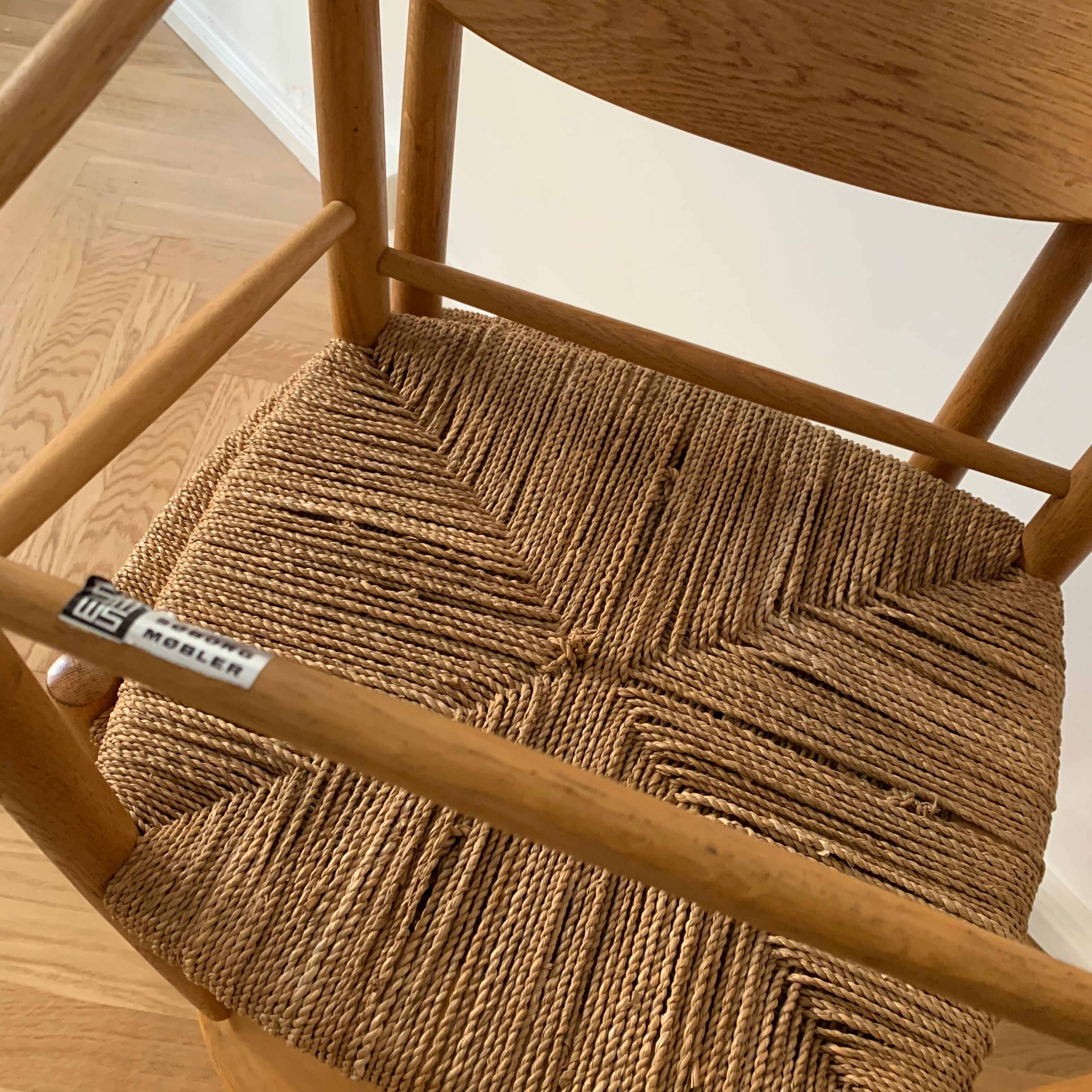 Set of 8 oak dining chairs model 316 by Peter Hvidt & Orla Mølgaard Nielsen for Søborg Mobler