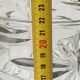 Large vintage 70s glass vase, Italian work