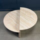 Paire de tables basses en travertin, années 1970