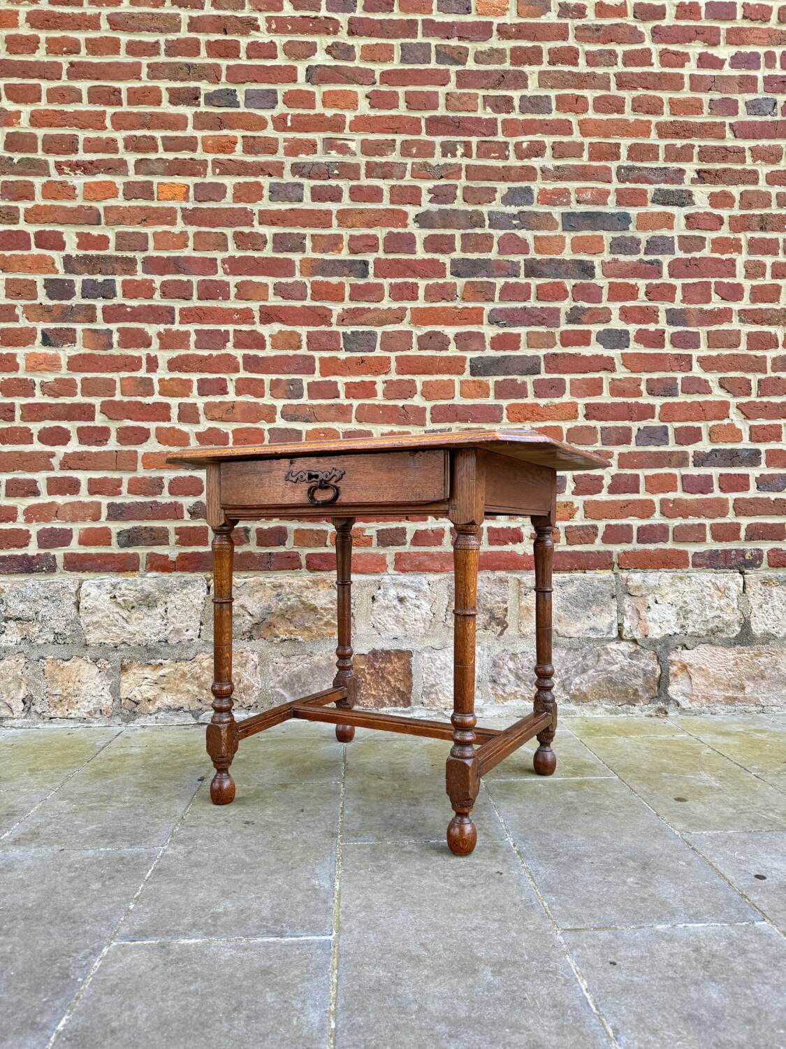 Louis XIII Period Oak Writing Table XVII Eme Century