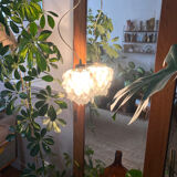 Vintage flower glass pendant chandelier