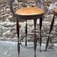 Set of 4 bar stools restaurant pub tavern metal 1970s