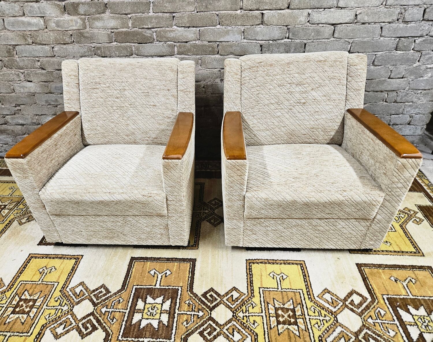 Pair of vintage armchairs