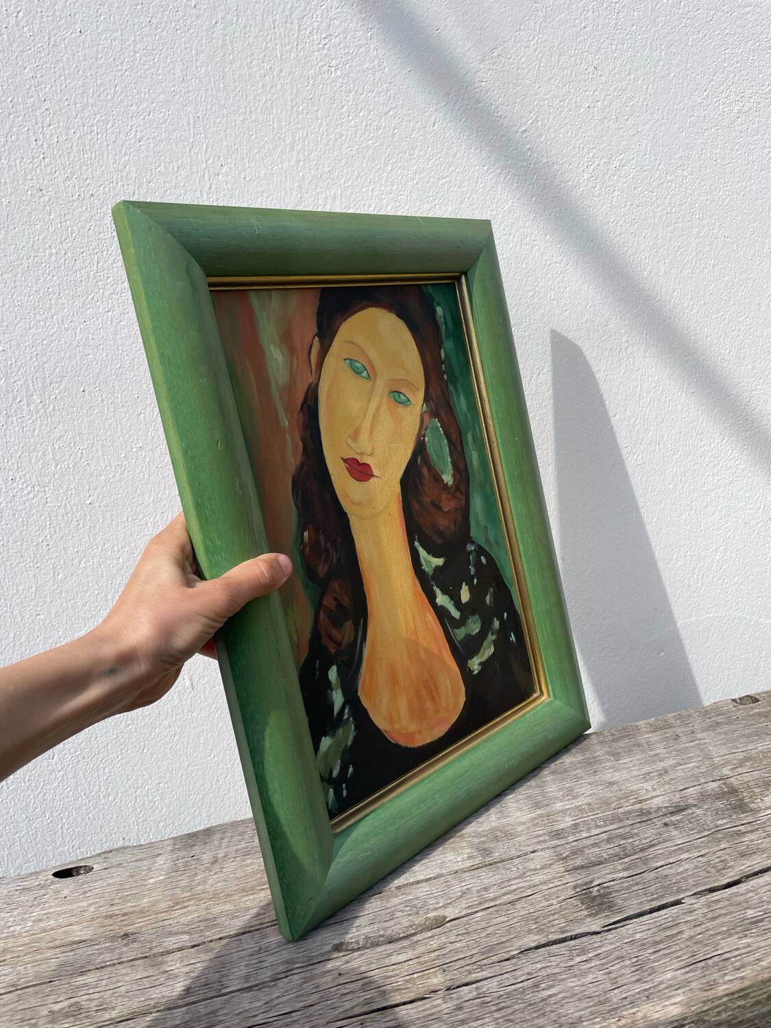 Portrait of a woman in oil