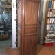 Wardrobe, oak bonnetière with moulding