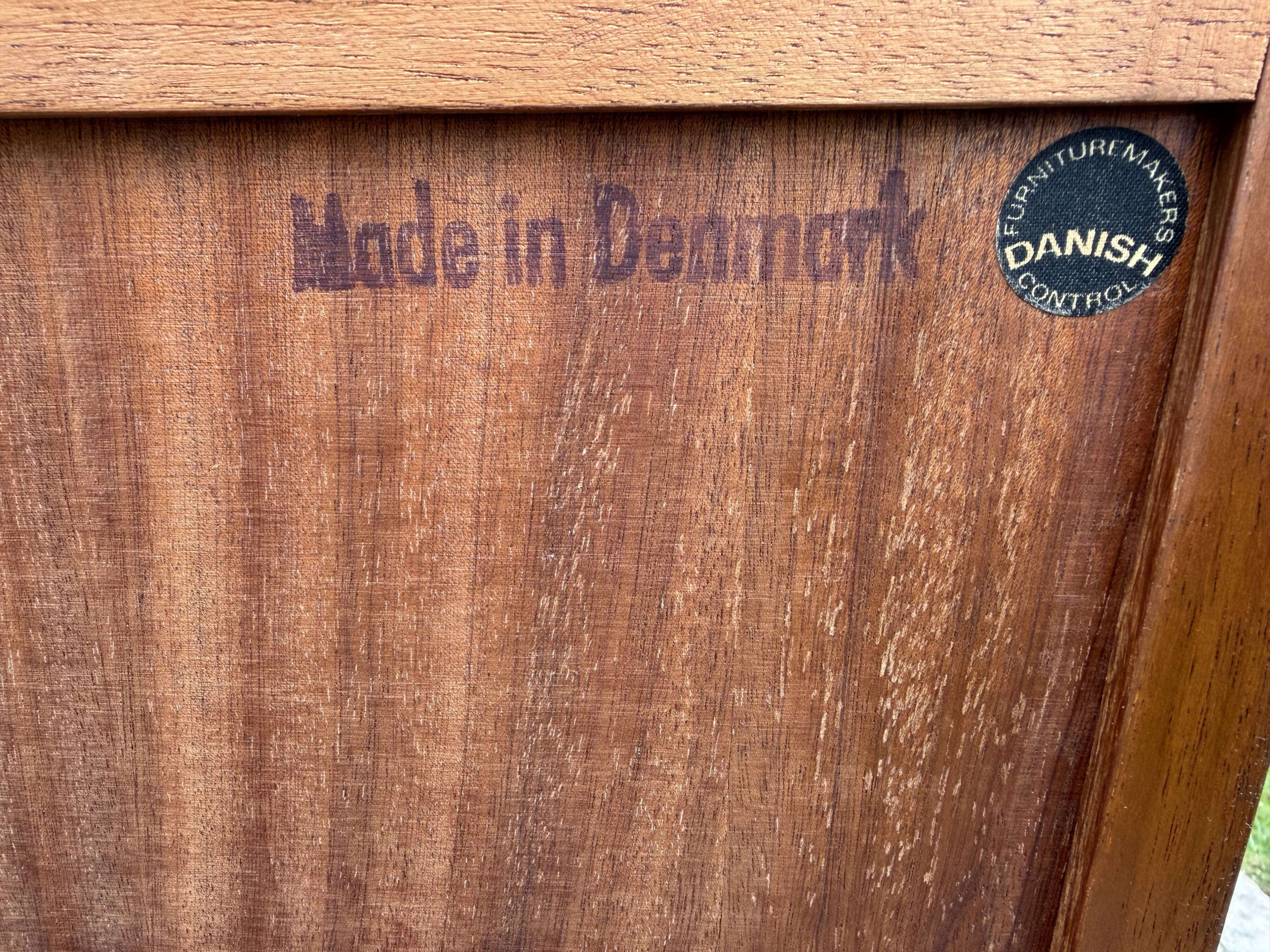 Scandinavian teak sideboard from the 1960s.