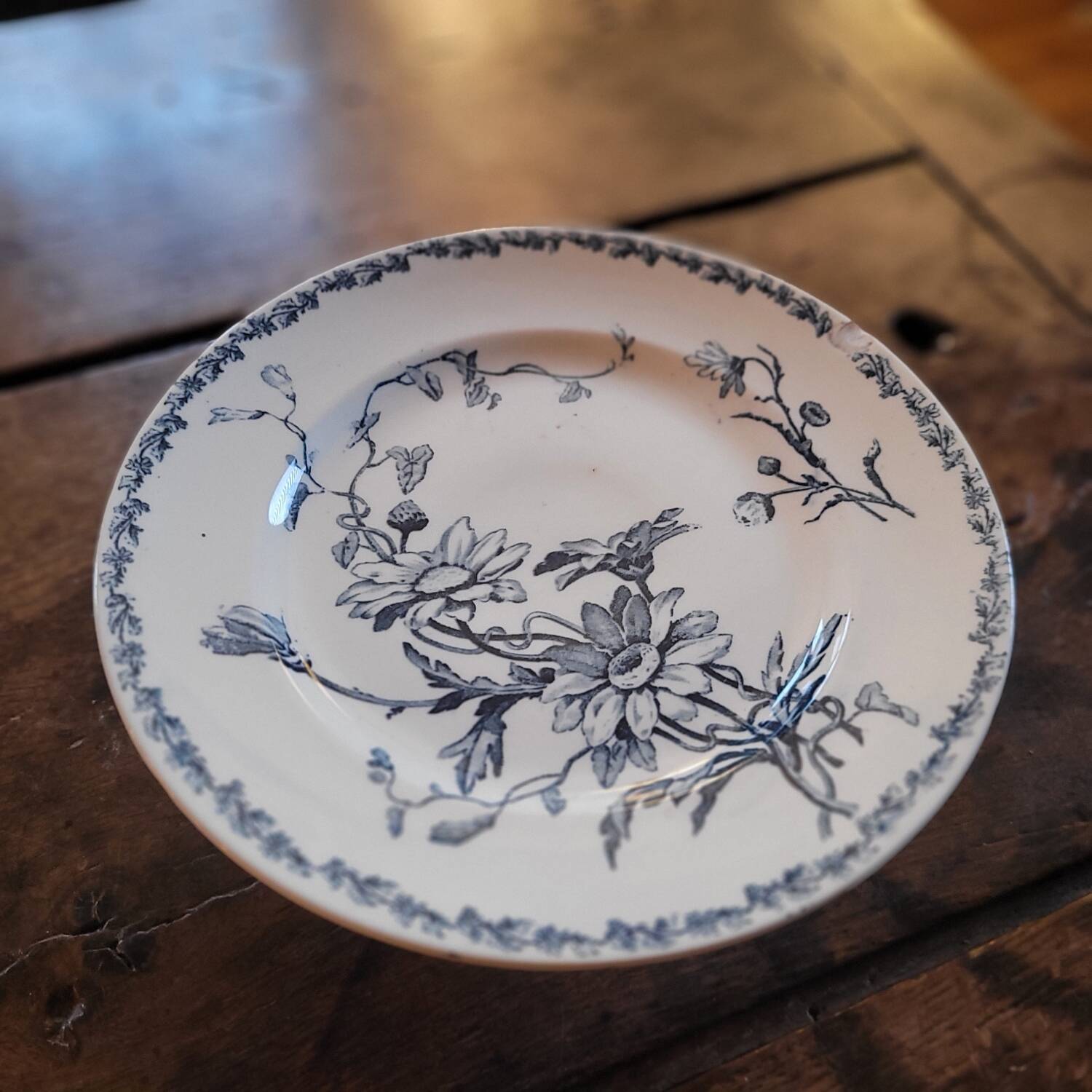Lunéville compote dish KG Marguerite ironstone