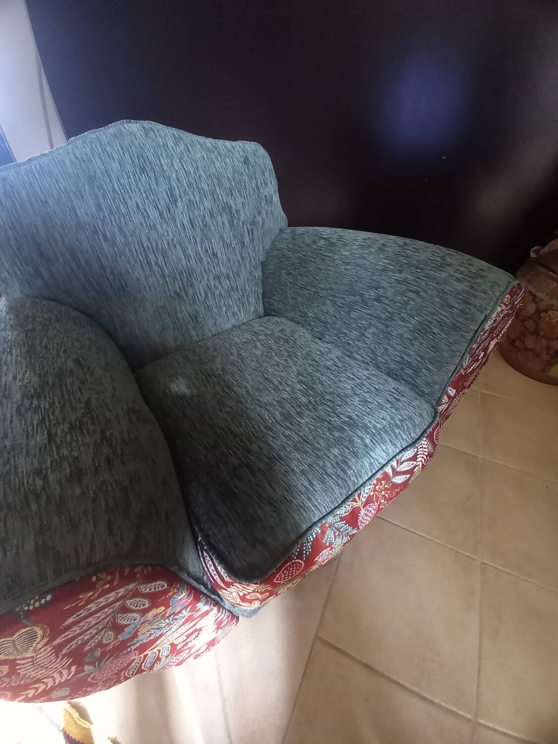Restored vintage armchair from the 1940s-50s – provenance Nadia Barentin