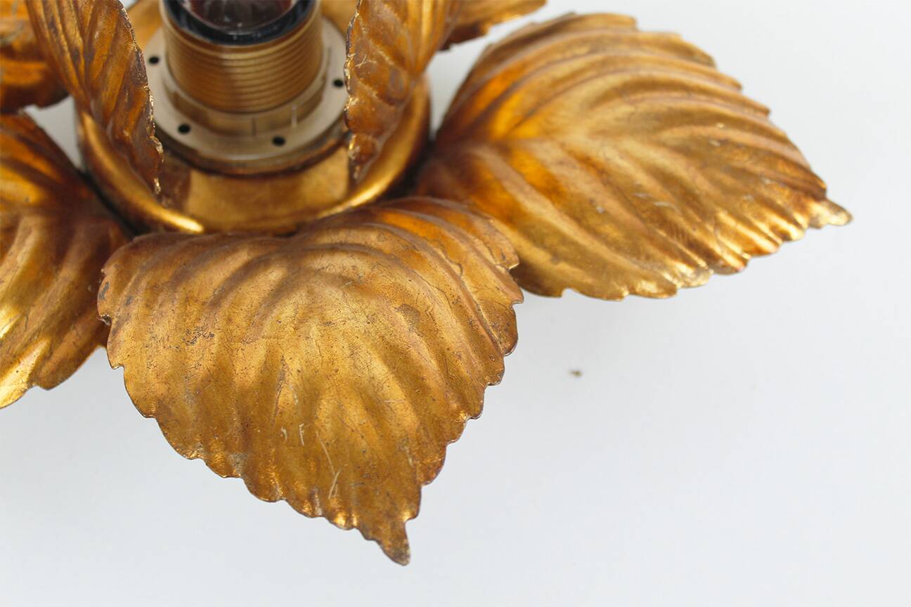 Petite Italian Florentine Flush Mount Light by Banci Firenze