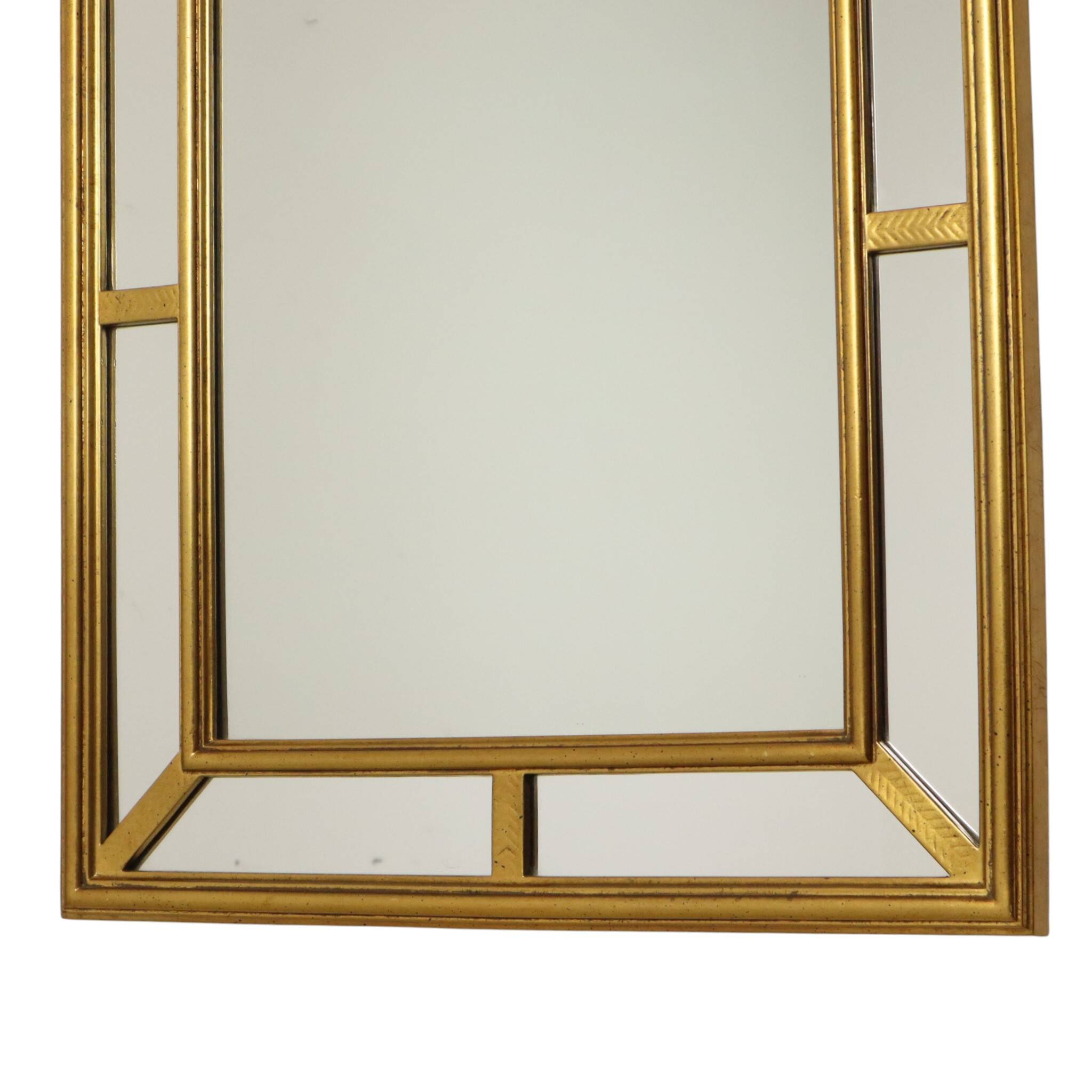 Hollywood Regency Gold Arch Mirror by Deknudt, 80cm