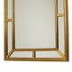 Hollywood Regency Gold Arch Mirror by Deknudt, 80cm