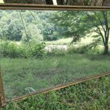 Antique mercury mirror. (Fireplace mirror)