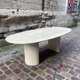 Table en travertin des années 60