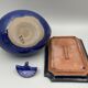 THEIERE VINTAGE PITCHER 1960 BLUE ZOOMORPH SIGNATURE TO IDENTIFY