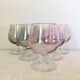 Set de 6 verres à cognac irisés