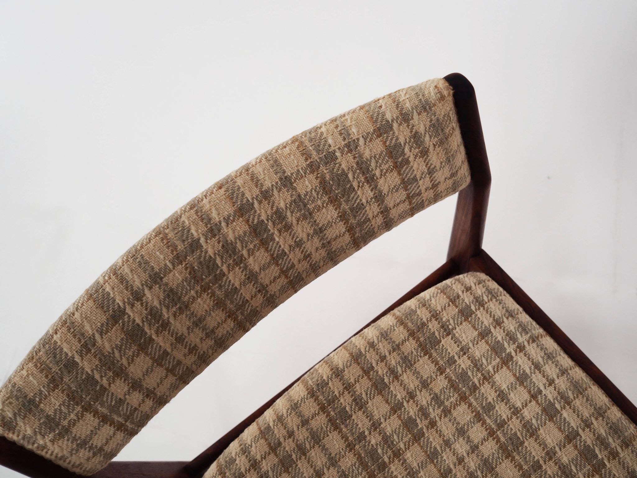 Set of six rosewood chairs, Danish design, 1970s, manufactured by Thorsø Møbelfabrik