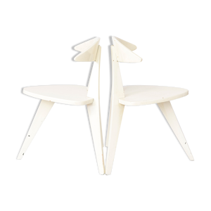Paire de chaises Walter Papst,