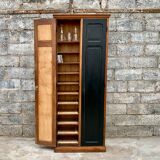 Vintage Parisian 2-door wardrobe, shoe furniture