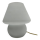 Lampe de table champignon en verre vintage