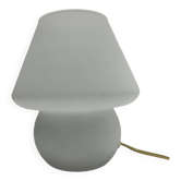 Vintage glass mushroom table lamp