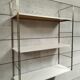 Metal wall shelf
