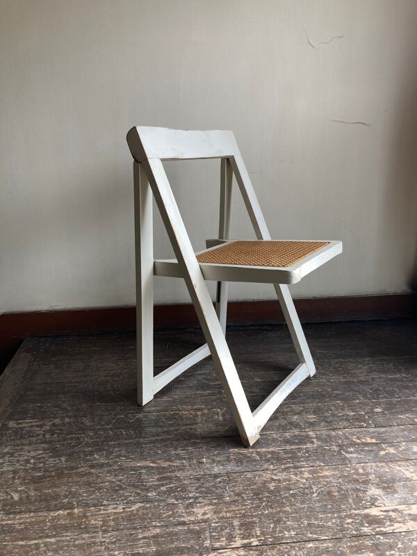 Chaise cannée 1970