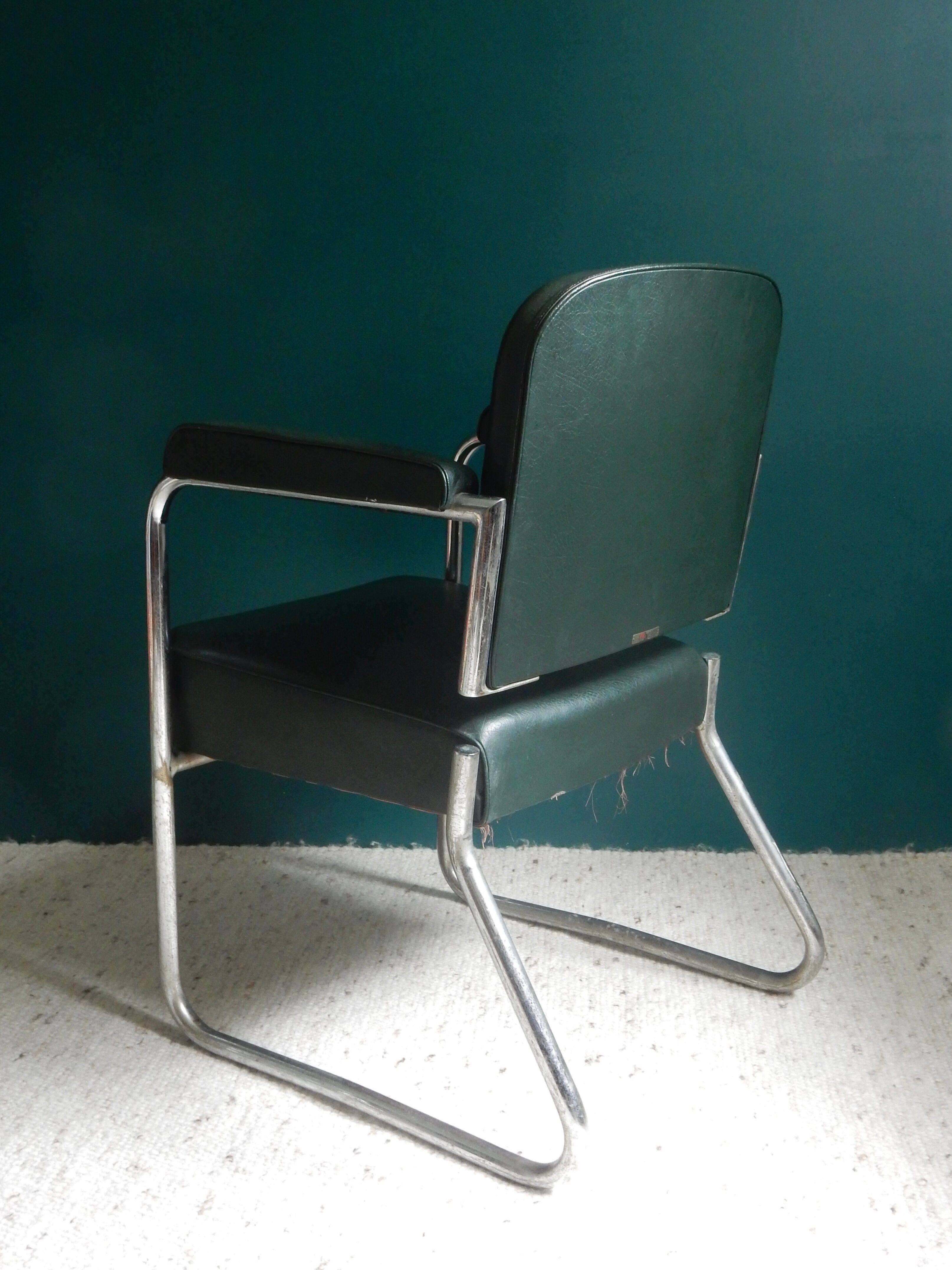 Roneo skaï office chair from the 60s
