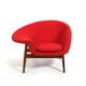 Fried Egg Teak Easychair by Hans Olsen 1950s