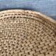 Plateau, wicker basket