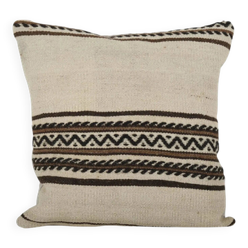 Housse de coussin kilim vintage 46x46 cm