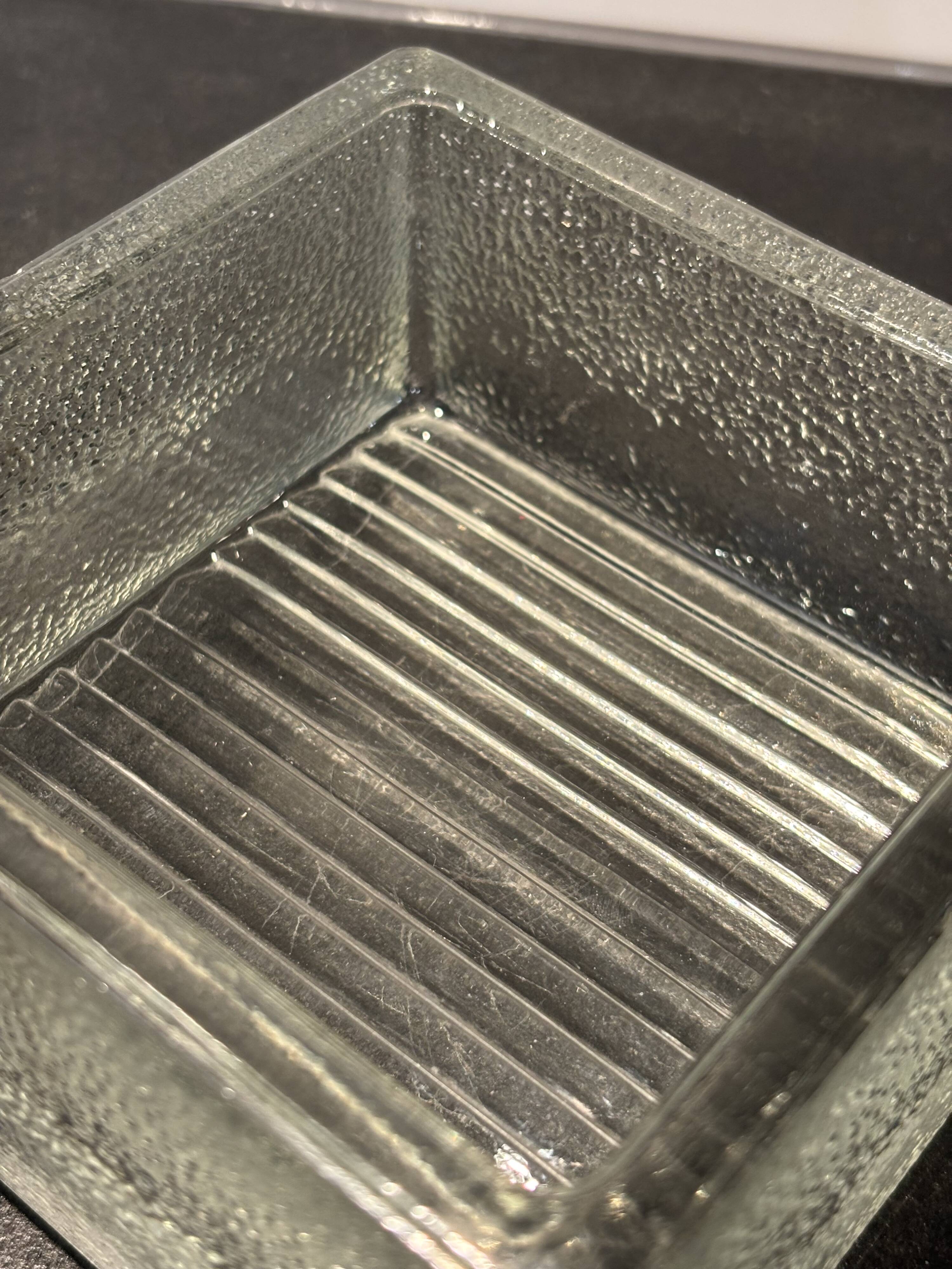 Pocket Ashtray Glass Block LUMAX - Le Corbusier