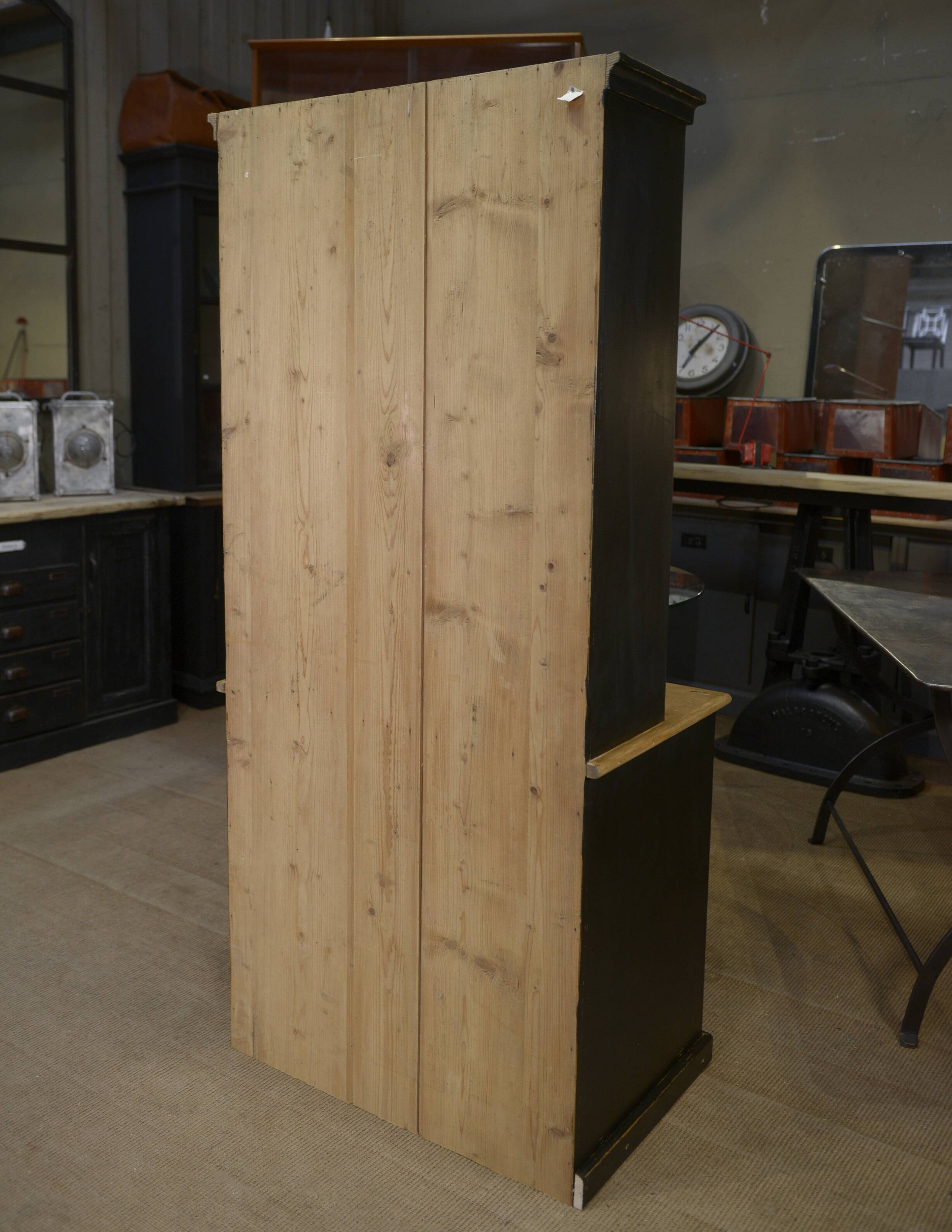 Small 2-drawer fir cabinet 1960