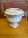 Vintage White Ceramic Médicis Vase Made in France #E016