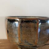 Glazed ceramic bowl signed