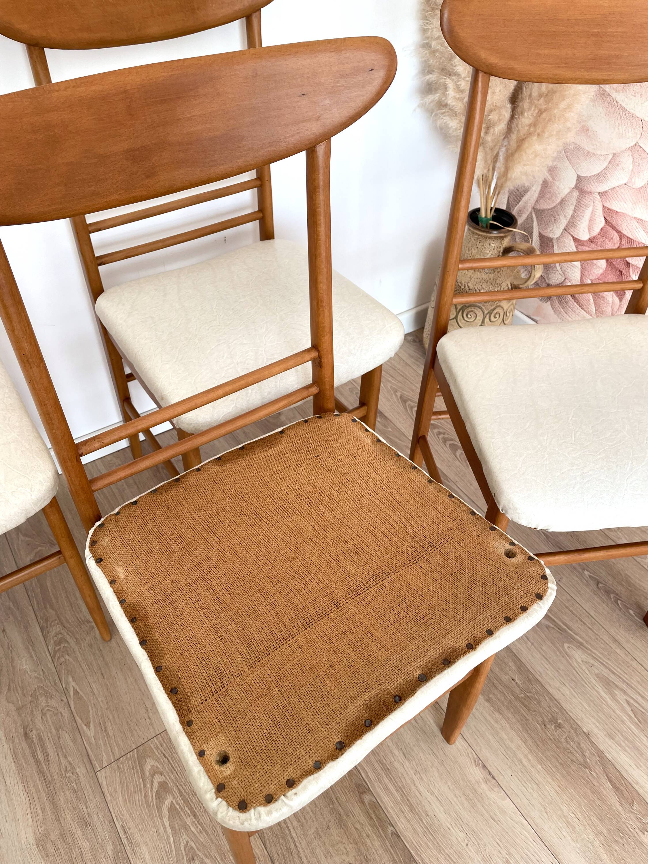 Set of 4 chairs, 1960s