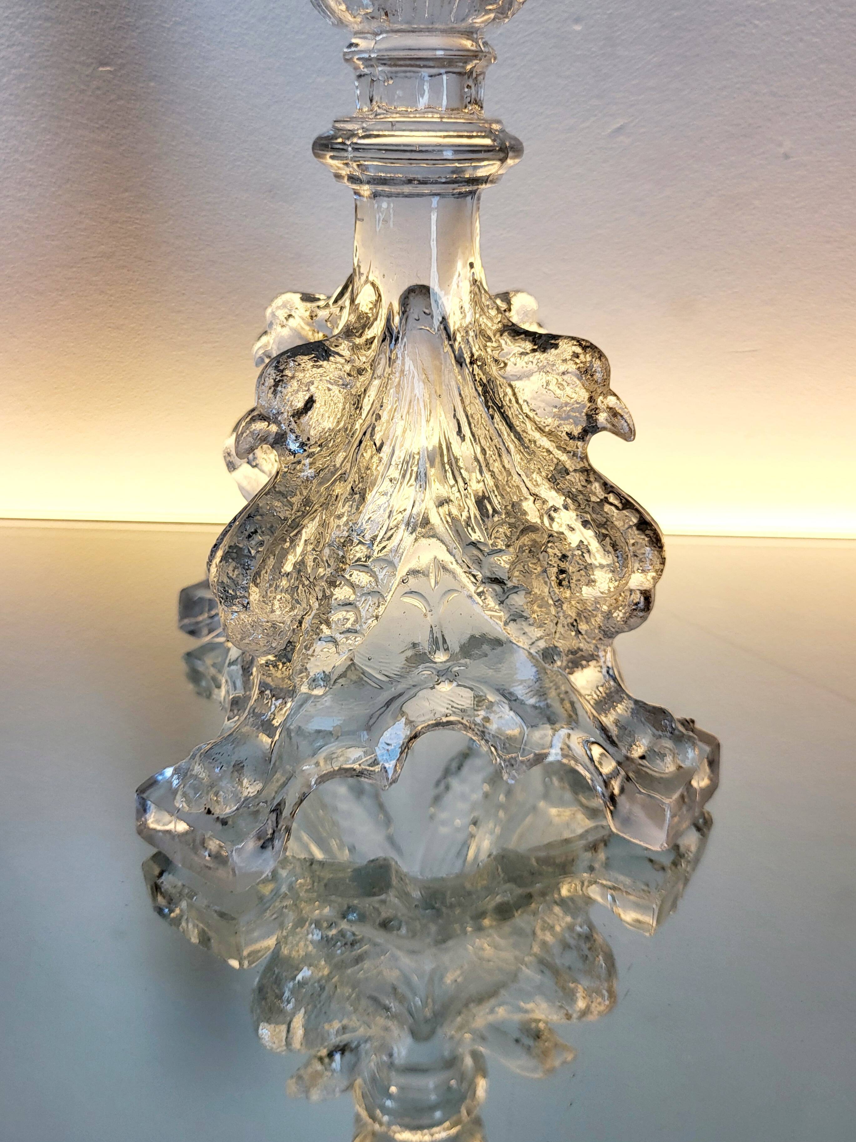 Val Saint Lambert, série kandelaar Luxval, modèle Griffon, 1935, Belgique