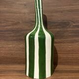 Ridged handmade vase