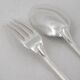 Cailar Bayard, 12 dessert spoons, 24 pieces model Contours.