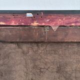 Antique original oil painting of an officer, large gentleman portrait painting